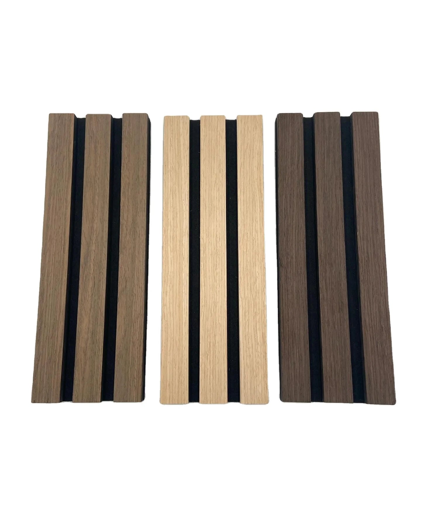 Factory's Modern Acoustic Wall Panels Veneer Finish Impact Sound Proof for Office or Home Decor AKU PANEL