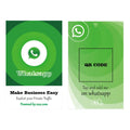 Digital Printing NFC WhatsApp Business Card with QR Code with NTAG 213 Programmed Card for Marketing