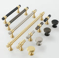 Hot Sale Brushed Silver Antique Coffee Brass Handle Black Gold Furniture Pull Knob