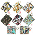 New Trendy Custom Vintage Faux Leather Business Card Holder Credit Card ID Card Holder Wallet with No Closure
