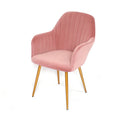 Luxury Modern Velvet Dining Chairs with Metal Legs-Adjustable Height for Home Dining Rooms Home Office & Apartment Use