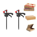 Source Factory Quick Release Fixed Woodworking Clamp 6'/8'/10'/12'/18'/24'/36' Bar Clamp Grip Ratchet for Home Laboratory Clamps