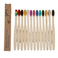 New Hotel Individually Packaged Bamboo Toothbrush Bamboo Fiber Bristles Ecological Adult Toothbrush