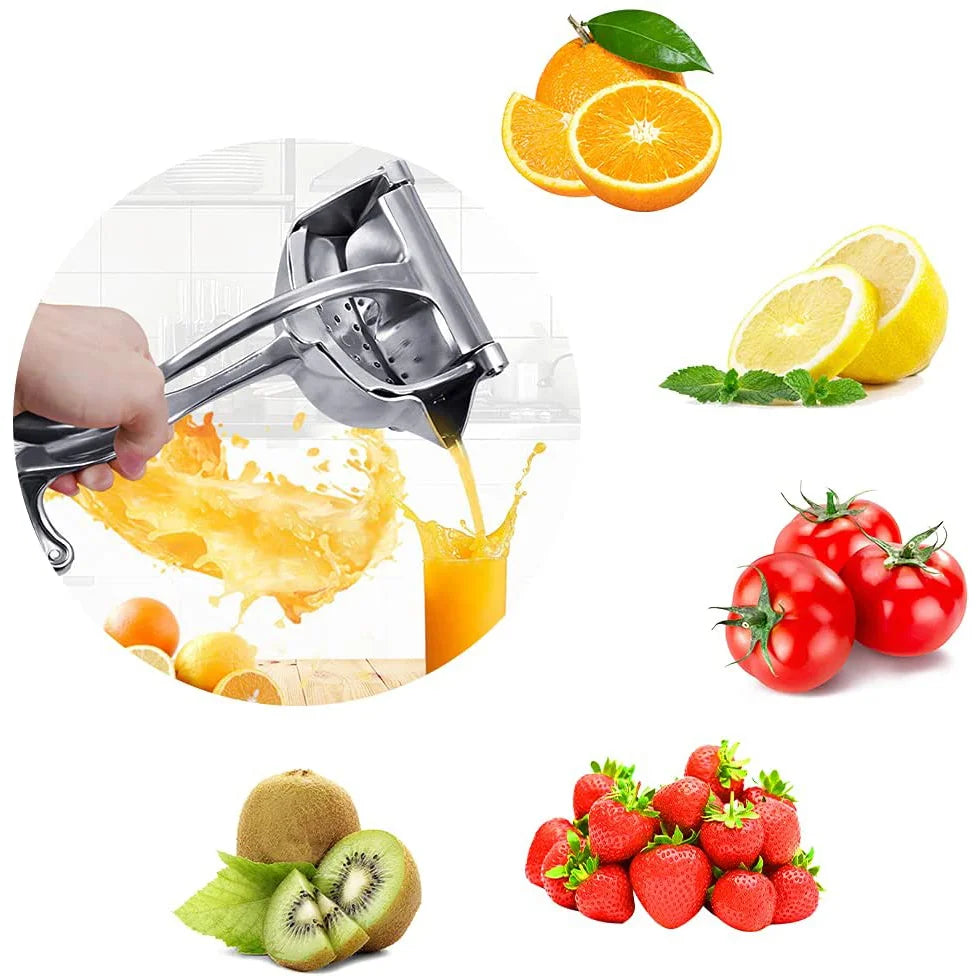 Lemon Squeezer Manual Citrus Lime Press Juicer Premium Quality Metal Lemon Lime Squeezer - Manual Citrus Press Juicer