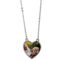 Personarity Gifts Necklace Jewelry Heart Shape Blank Sublimation Metal Necklace
