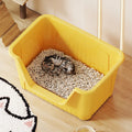 Haogle New Design Morden Pet Furniture  Extra Large Cat Litter Box Pet Easy Clean Portable Open Cat Litter Box