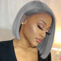 Glueless Peruvian Color Short Lace Bob Wigs 13x4 13x6 Lace Front Bob Wigs Customized Color Virgin Human Hair Lace Frontal Wig