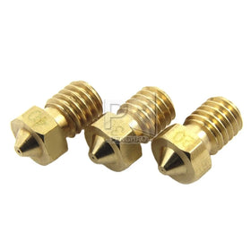 3D Printer V6&V5 J-Head Brass Nozzle Extruder Nozzle 0.2/0.25/0.3/0.4/0.5/0.6/0.8/1.0mm for 1.75/3.0mm