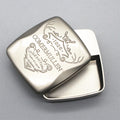 Custom for Men or Ladies Solid Perfume Packaging  Tin Magnetic Metal Magnetic Compact Solid Perfume Container with logo