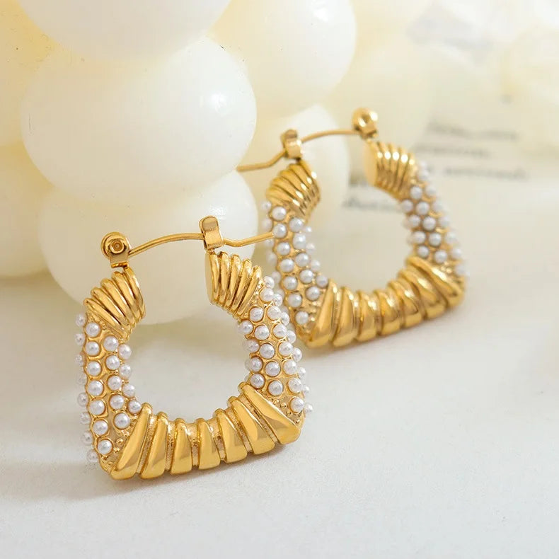 Hot Selling Surgical Steel Stud Clip Earring Small Beads Earrings Jewelry for Girls