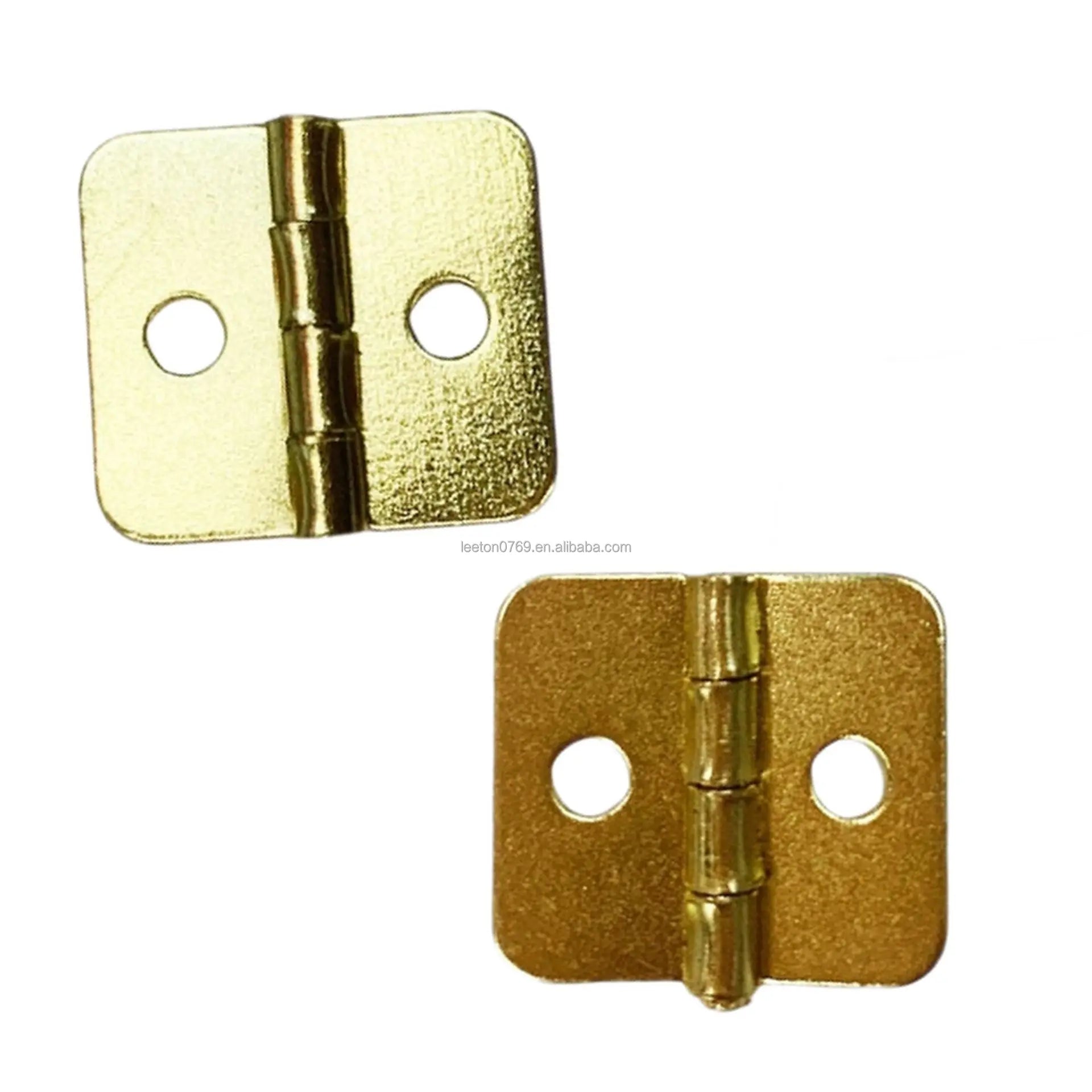 Factory Supply 14x 15mm Brass Hinge Mini Butt Hinge