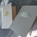 Luxury Greeting Card Custom Hot Foil Stamping Thank You Gift Card in Kraft Paper Cardboard Offset Paper
