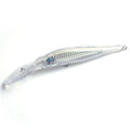 Unpainted DIY Minnow Lure - 160MM Deep Diving Hard Bait Blank ABS Plastic Fishing Lure for Custom Painting Saltwater/Freshwater