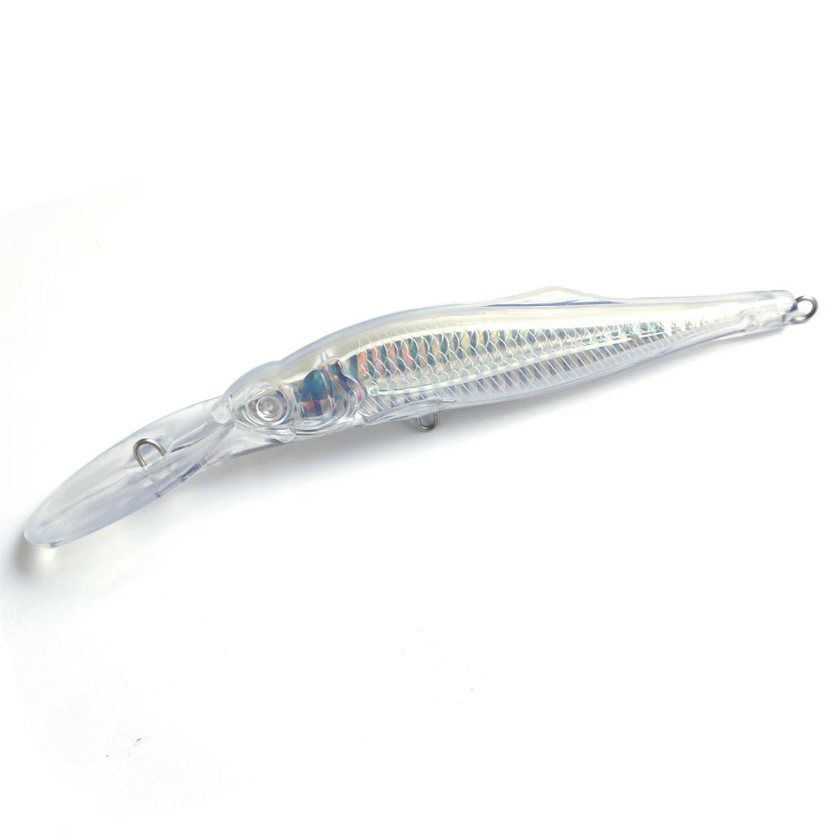 Unpainted DIY Minnow Lure - 160MM Deep Diving Hard Bait Blank ABS Plastic Fishing Lure for Custom Painting Saltwater/Freshwater