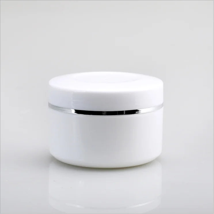 ZL 7oz 200g Single Wall White PP Cosmetic Jar Screw Cap Skin Care Serum Face Mask Lotion Screen Printed GUA Place Origin