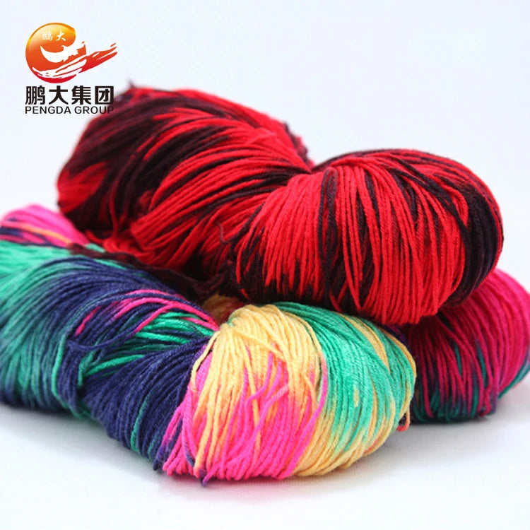 Soft Touch Stock Lot High Bulkly Open End Hanks Melange Acrylic Yarn Skein in China