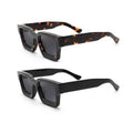 Trendy Oversized Shades Polarized Sunglasses Women Luxury Brand Custom Square Sunglasses 2025 Acetate Sunglasses