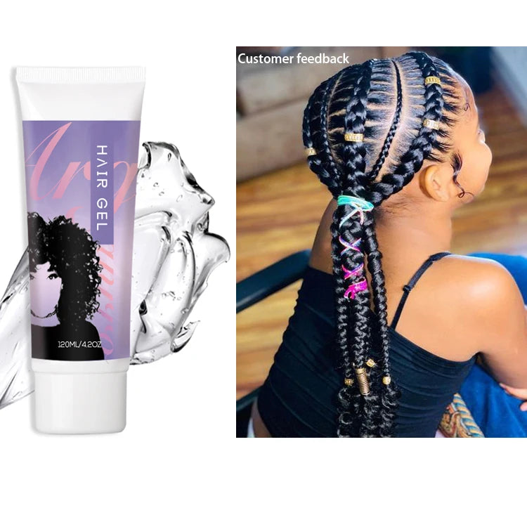 ARGANRRO Natural Afro Braids Flake Free African Eco Environmental Friendly Hair Gel