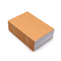Custom Logo A5 High-end PU Leather PVC Spiral Binding Loose-Leaf Eco-Friendly Kraft Sewn Composition Book Pencil Journals Paper