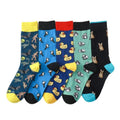 Wholesale Cute Panda Duck Animal Patterned Socks Men Women Funky Novelty Fun Cotton Crew Socks