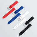 High Quality Curved End Silicone Watch Strap 18 19 20 21 22 24mm Rubber Silicone Watch Band