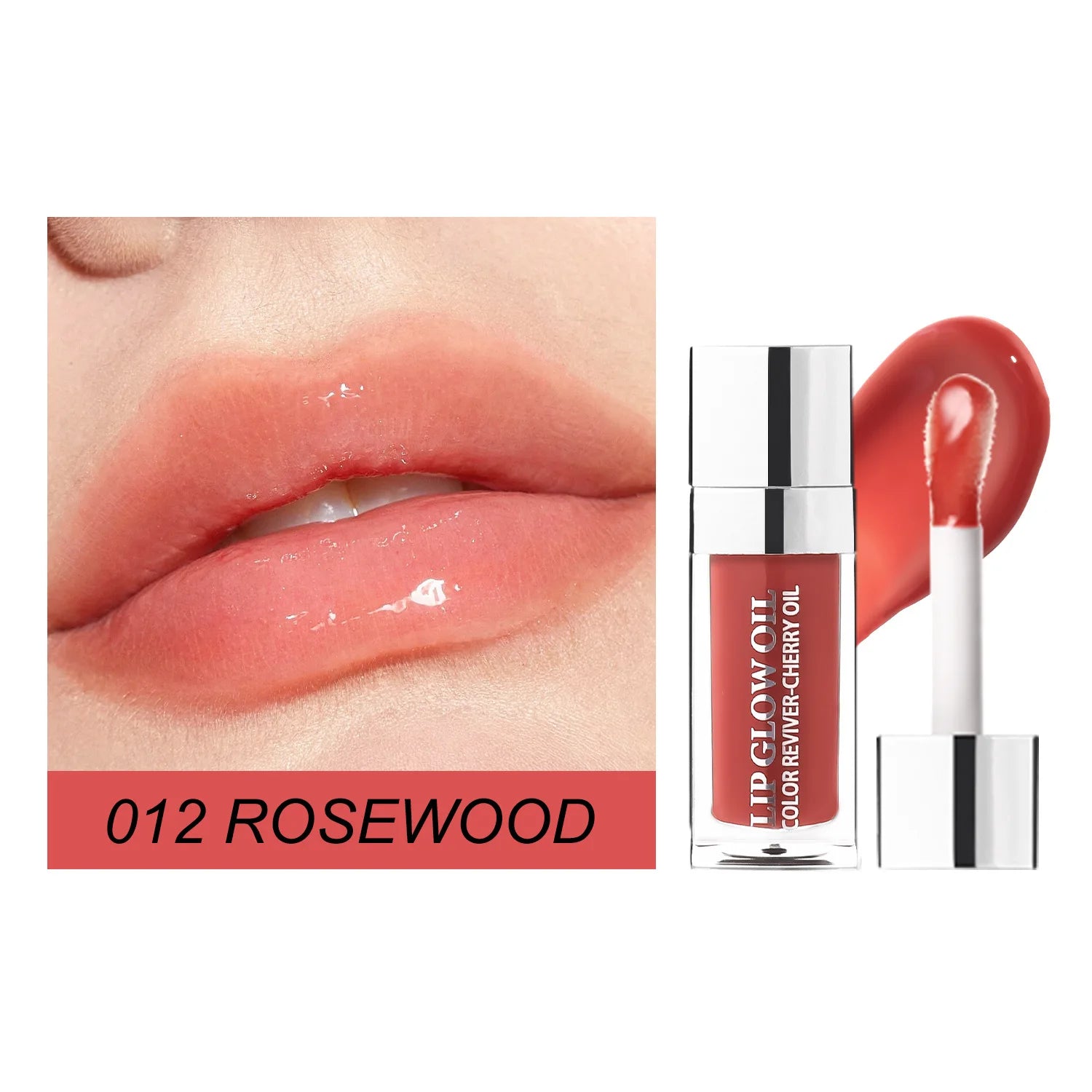 Top Sales Cosmetics pink Color Plumping Lip Gloss Custom Tube and Packaging Mint 6ml Fruit Lip Oil