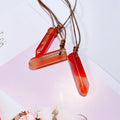 Huiying Red Agate Stone Gemstone Healing Pendants Jewelry