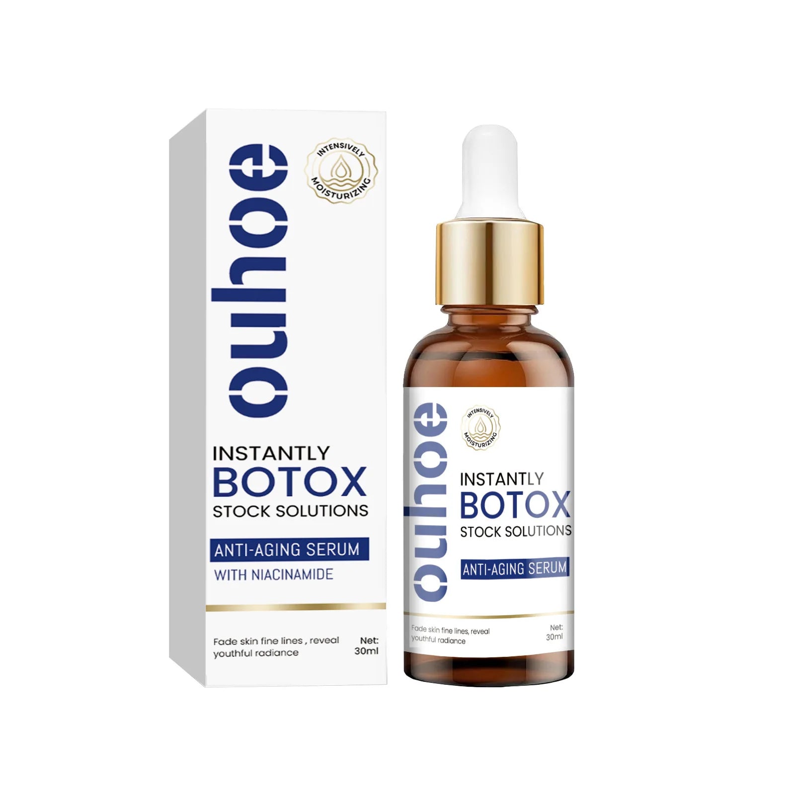 Wholesale OUHOE Anti-aging Serum With Nicotinamide Wrinkle Removal Firming Smoothing Moisturizing Face Serum