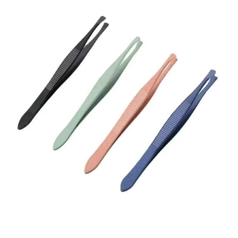 Eyelash Extension Tweezers Precise Luxury Volume Lashes Tweezer Straight Curved Nano Technology Diamond Grip