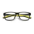 DOISYER Luxury Men's Sports Eyeglasses Rectangle Design Tr90 Frames Optical Glasses Print Pattern Optimal for Vision Vendors
