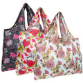 Luxury Waterproof Reusable Nylon Polyester Folding Shopping Bag Tote Into Pouch With Logo