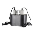 Dual Voltage Reptile Heat Lamp Dome Fixture Metal Light Holder With Switch for Terrariums and Pet Tanks