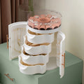 Large Capacity Jewelry Storage Box Plastic Necklace Earrings Drawer Storage Desktop Organizing Box