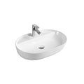 Bathroom Countertop Hand Wash Basin White Porcelain Ceramic Vessel Sink