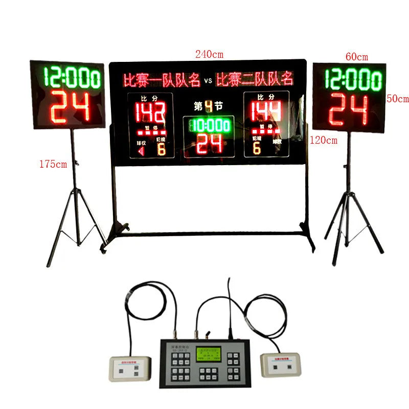 Basketball Playing Used Digital Led Basketball Score Board Indoor Scoreboard Basketball 24s Short Clock