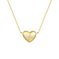 Fine Silver 925 Fashion Jewelry Necklaces Gold Plated Jewelry for Women Necklace Heart Pendant Charm Star