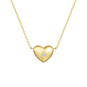 Fine Silver 925 Fashion Jewelry Necklaces Gold Plated Jewelry for Women Necklace Heart Pendant Charm Star