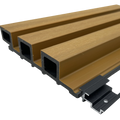 Premium Waterproof Eco-friendly WPC Composite Wall Panel and Decking Boards with 3D Wood Grain Surface 5-Year Warranty