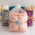 The New Super Dry Thick Absorbent Quickly Dry Custom logo Towel Bath Towel Coral Fleece Bathroom Hotel Household Towel Set