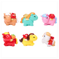 Miniatures Bulk Lot Doll 3D Happy Chinese New Year Stuff Lunar Horse 2026 Good Lucky Toys Gifts Christmas Basket for Present