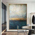 Latest Design Large Size Wall Art Wall Hanging Golden Still Life Oil Painting for Living Room Simple Abstract Wall Painting MegaBDM