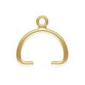 GLORY PACE Pinch Clip Clasp Bail Connector for Pendant Necklace 14K Gold Filled for Permanent Jewelry Accessories Wholesale