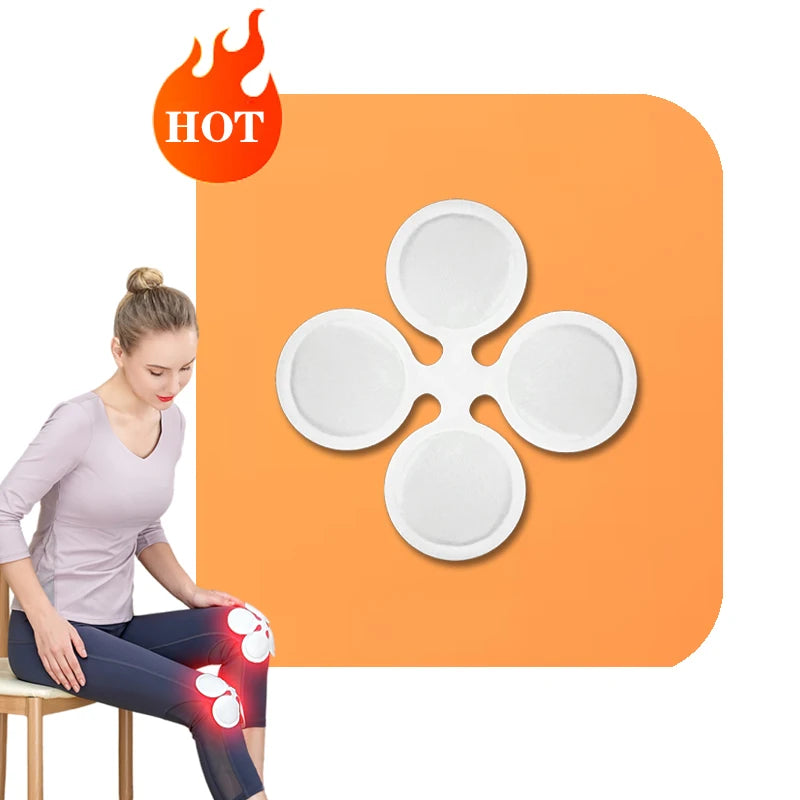 6 Pieces/Set Winter Self-heating Adhesive Disposable Air Activated Warmer Knee Patch