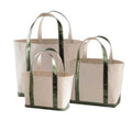 Women Cotton Canvas Tote Bag Eco Friendly  Plain Blank Canvas Bags Canvas Bucket Bag with Shiny Leather Handles