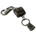 2021 Vintage Metal Leather Keychains Square Dice Bag Leather Pendant Genuine Keychain