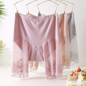 Women's Safety Pants Anti-exposure Underwear Worn Outside Thin Anti-wear Legs Close-fitting Unfettered High-waisted Safety Pants