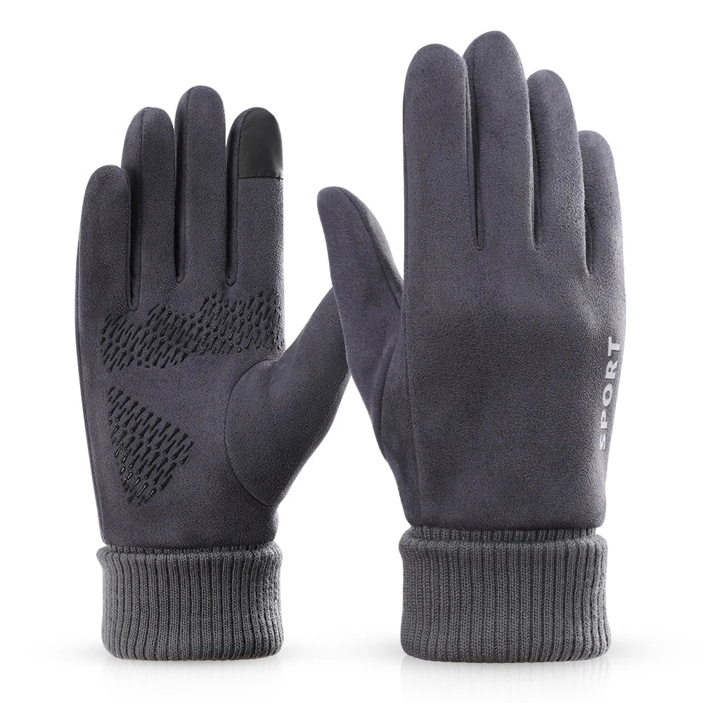 Wholesale Casual Sport Anti Slip Winter Touch Screen Men Riding Gloves