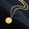 INS Popular Saturn Planet Jewellery Simple Space Saturn Necklace 18k Gold-plated Universe Planet Lady Clavicle Pendant Necklace