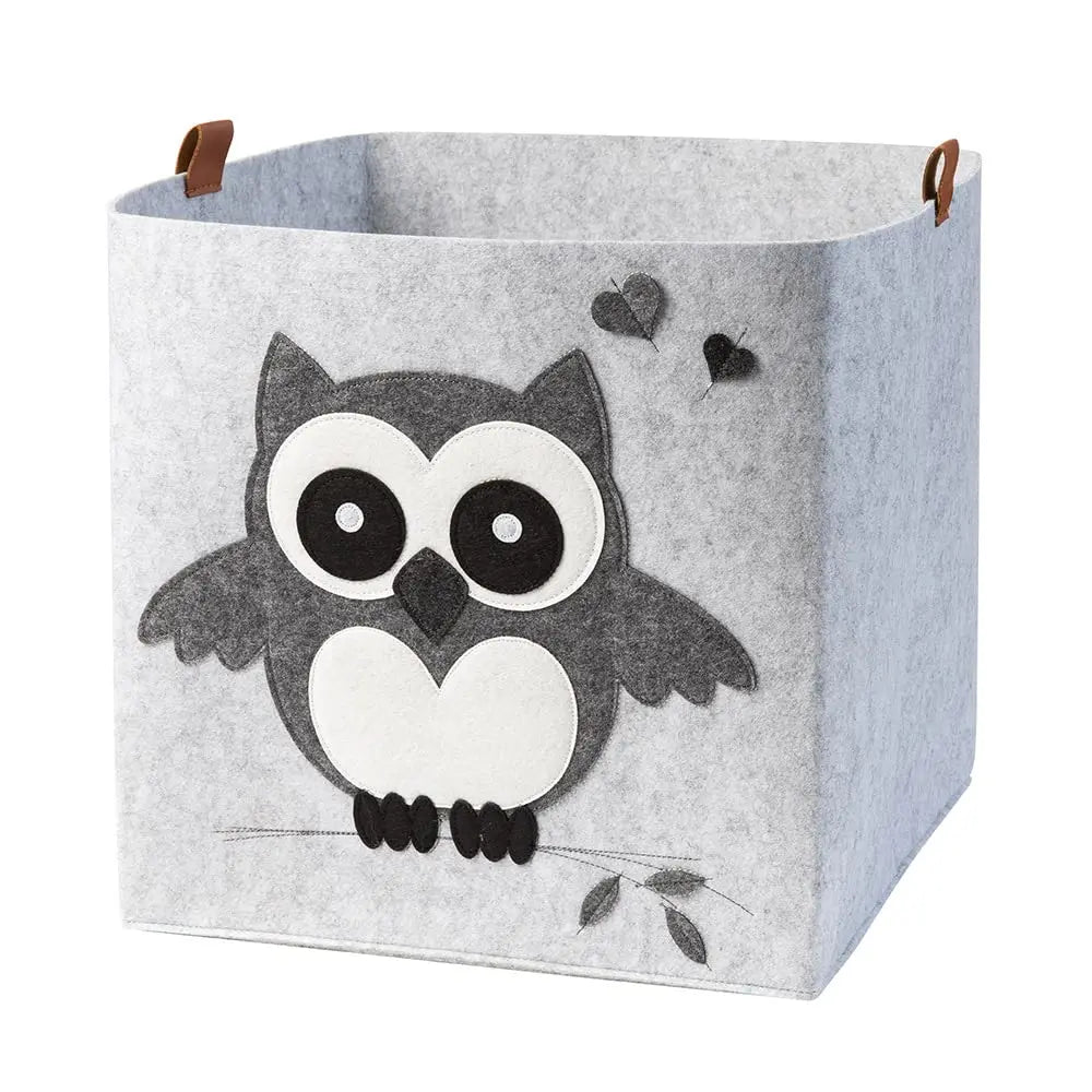Multifunctional Modern Indoor Safe Wool Felt Fabric Collapsible Anti-static Storage Box Children's Toy Tool Storage Bag for Baby