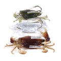 Hengjia 8cm 19g Carb Lure 3D Simulation Crab Bait With Hook Sea Fishing Bait Tackle Soft Lure